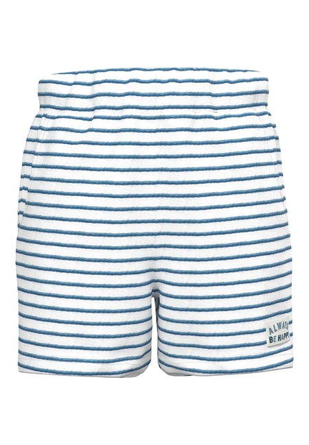 NAME IT Stribede Shorts Josuf Smoke Blue
